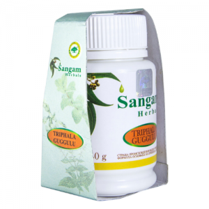  Фото - Трифала Гуггул порошок Сангам Хербалс (Triphala Guggulг Sangam Herbals), 40 г.