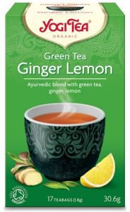  Фото - Yogi Tea «Green Tea Ginger Lemon» (Зеленый чай с имбирем и лимоном)