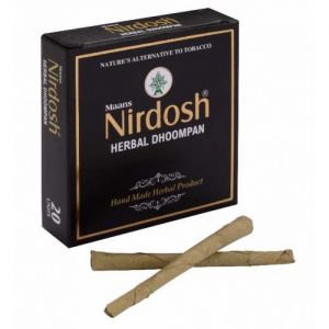  Фото - Аюрведический ингалятор без табака и без фильтра Нирдош (Maans Nirdosh Herbal Dhoompan), 20 шт.