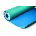 Коврик для йоги Shakti Earth AKO-yoga 183x60x0,6 см., зеленый/голубой