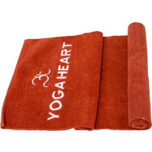  Фото - Коврик бордовый для йоги (100% хлопок) YOGA HEART,  60х190 см, в чехле