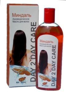  Фото - Масло для волос аюрведическое «Day 2 Day Care Миндаль», 200 мл.