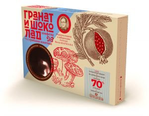  Фото - Конфеты Якова Маршака «Гранат и Шоколад» с грибами шиитаке, 90 г.