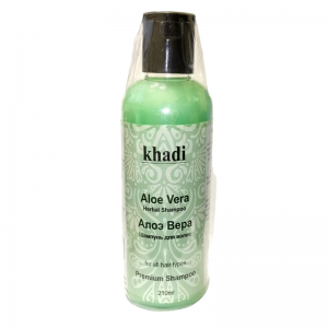 Фото - Шампунь Алоэ Вера Кхади (Herbal Premium Shampoo Aloe Vera Khadi), 210 мл.