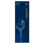 Каучуковый коврик для йоги «Harmony» Your Yoga 178х61х0,3 см, синий