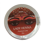 Краска для бровей на основе хны Коричневая Леди Хенна (Lady Henna), 10 г. 