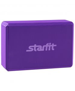  Фото - Блок опорный для йоги из EVA-пены Starfit (22.5x15x7.8), фиолетовый