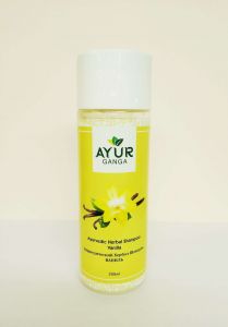  Фото - Аюрведический Хербал Шампунь Ваниль Аюрганга (Ayurvedic Herbal Shampoo Vanilla Ayurganga), 200 мл.