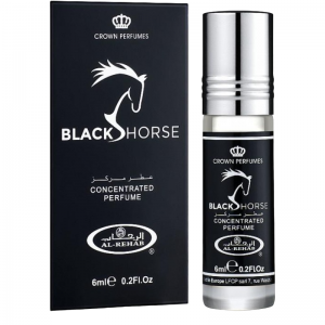  Фото - Духи масляные арабские «Черная лошадь» Аль Рехаб (Black Horse Al Rehab), ролик 6 мл.
