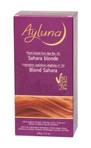  Фото - Краска для волос №25 «Песочный блондин» растительная Аилуна (Sandy blond Ayluna), 100 г