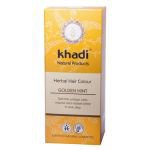 Краска растительная для волос Золотистый Оттенок Кхади (Herbal Hair Colour Golden Hint Khadi), 100 г.
