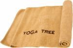 Коврик бежевый для йоги (100% хлопок) YOGA TREE,  60х190 см, в чехле 