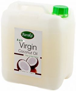  Фото - Кокосовое масло нерафинированное первого холодного отжима органическое Барака (Extra Virgin Coconut Oil Organic Baraka), 5000 мл.