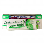 Зубная паста Хербл Базилик Дабур (Toothpaste Herb’l Basil Dabur), 150 г. + зубная щётка