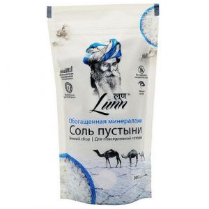  Фото - Соль пустыни - зимний сбор, в пластиковом пакете (Lunn), 500 г. 