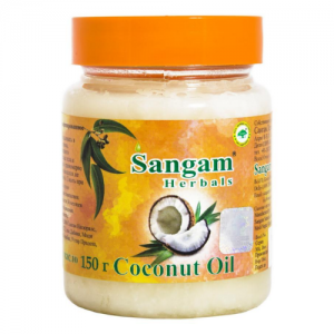  Фото - Кокосовое Масло Сангам Хербалс (Coconut Oil Virgin Sangam Herbals), 150 г.