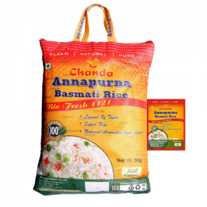  Фото - Рис Басмати Селла пропаренный Чанда (Annapurna Basmati Rice Sella Chanda), 5 кг.