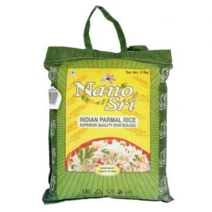  Фото - Рис Пармал индийский пропаренный Нано Шри (Indian Parmal Rice Superior Quality (Par boiled) Nano Sri), 5 кг.
