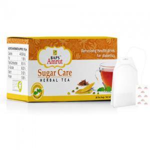  Фото - Травяной чай Контроль Сахара Бапс Амрут (Sugar Care Herbal Tea Baps Amrut), 20 фильтр-пакетов