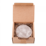 Дезодорант-кристалл Алунит в подарочной эко-коробочке (Мыльные орехи), 55 г.