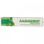 Натуральная зубная паста Аашадент Ним-Бабул Ааша Хербалс (Aashadent Aasha Herbals), 100 г.