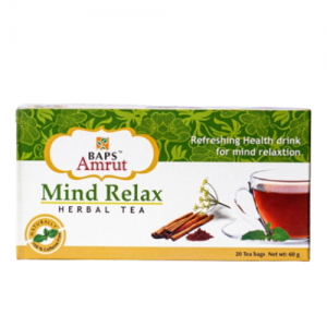  Фото - Травяной чай Спокойный Разум Бапс Амрут (Mind Relax Herbal Tea Baps Amrut), 20 фильтр-пакетов