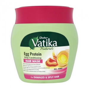  Фото - Маска для волос Яичный протеин Дабур Ватика (Egg Protein Deep Conditioning Hair Mask Dabur Vatika ), 500 г.