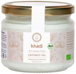 Кокосовое масло холодного отжима органическое Кхади (Raw Organic Virgin Coconut Oil Khadi ), 250 мл.