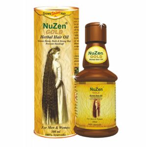  Фото - Аюрведическое масло для волос Голд НуЗен (Gold Herbal hair oil NuZen), 100 мл.