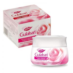  Фото - Охлаждающий увлажняющий крем для лица с маслом розы Гулабари Дабур (Gulabari Moisturising Cold Cream with natural rose oil Dabur), 30 г.