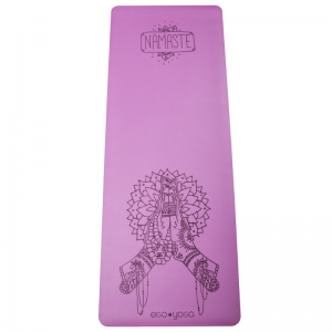  Фото - Коврик для йоги Намасте Фиолетовый Эгойога (Namaste Purple Egoyoga), полиуретан/каучук 185х68х0,4 см.