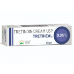 Третиноин крем Третихел 0,05% от морщин и акне Хилинг Фарма (Tretinoin Cream USP Tretiheal 0,05% Healing Pharma), 20 г.