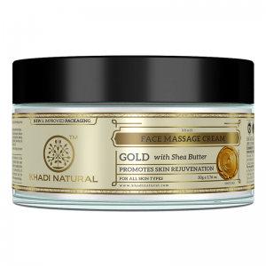  Фото - Массажный крем для лица «Золото» Кхади Натурал (Face Massage Cream Gold Khadi Natural), 50 г.