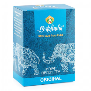  Фото - Чай зеленый индийский листовой Оригнальный Бестофиндия (Original Indian Green Tea Bestofindia), 100 г.