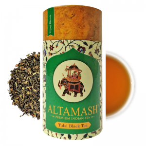  Фото - Чай чёрный с Тулси Алтамаш (Tulsi Black Tea Altamash), 100 г.