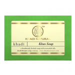 Глицериновое мыло ручной работы с ветивером Кхади Натурал (Khus soap Khadi Natural), 125 г.