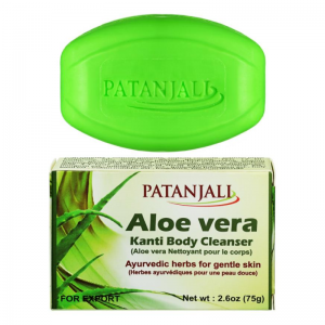  Фото - Аюрведическое мыло Алоэ Вера Канти Патанджали (Aloe Vera Kanti Body Cleanser Patanjali), 100 г.