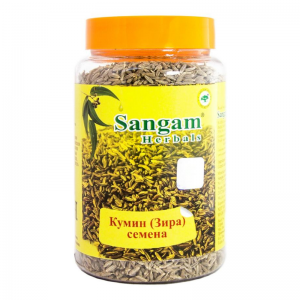  Фото - Кумин (зира) семена Сангам Хербалс (Sangam Herbals), 120 г.