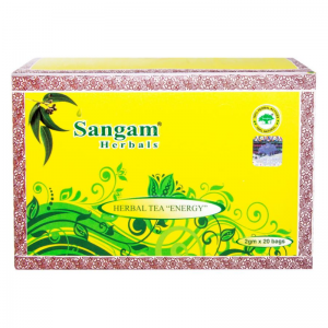  Фото - Чай травяной Бодрость Сангам Хербалс (Herbal Tea Energy Sangam Herbals), 40 г.
