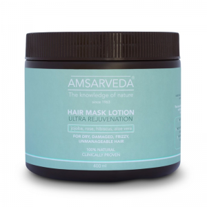  Фото - Маска для глубокого восстановления поврежденных волос Амсарведа (Hair Mask Lotion Ultra Rejuvenation Amsarveda), 400 мл.