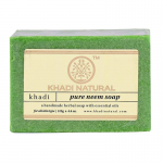 Глицериновое мыло ручной работы с нимом Кхади Натурал (Pure neem soap Khadi Natural), 125 г.
