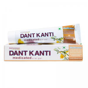  Фото - Зубная паста-гель Дент Канти Медикейтед Патанджали (Medicated oral gel Dant Kanti Patanjali), 100 г.