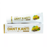 Аюрведическая зубная паста Дент Канти Адвансед Патанджали (Dant Kanti Advanced Dental Cream Patanjali), 100 г.