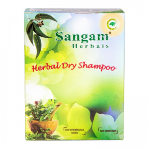  Фото - Сухой шампунь для волос на основе мыльного ореха Сангам Хербалс (Herbal Dry Shampoo Sangam Herbals), 100 г.