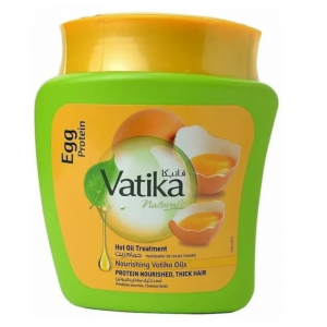  Фото - Маска для волос Яичный протеин Дабур Ватика (Egg Protein Hair Mask Dabur Vatika), 500 г.