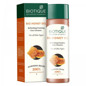  Фото - Гель для умывания с мёдом Биотик (Bio Honey Gel Refreshing Foaming Face Cleanser Biotique), 120 мл.