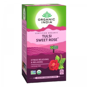  Фото - Чай Тулси Сладкая роза Органик Индия (Tulsi sweet rose Organic India), 25 пак.
