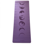 Коврик для йоги Луна Фиолетовый Эгойога (Moon Purple Egoyoga), полиуретан/каучук 185х68х0,4 см.