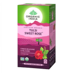 Чай Тулси Сладкая роза Органик Индия (Tulsi sweet rose Organic India), 25 пак.