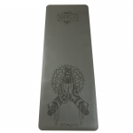 Коврик для йоги Намасте Серый Эгойога (Namaste Grey Egoyoga), полиуретан/каучук 185х68х0,4 см.